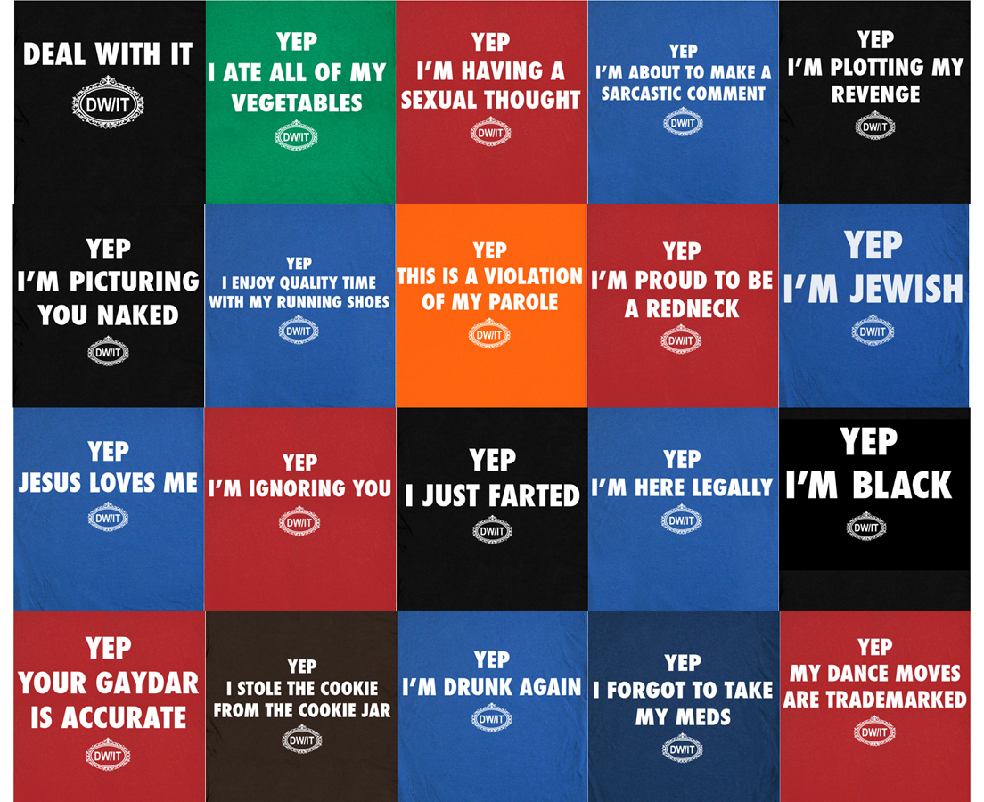 Yep T Shirt Squares